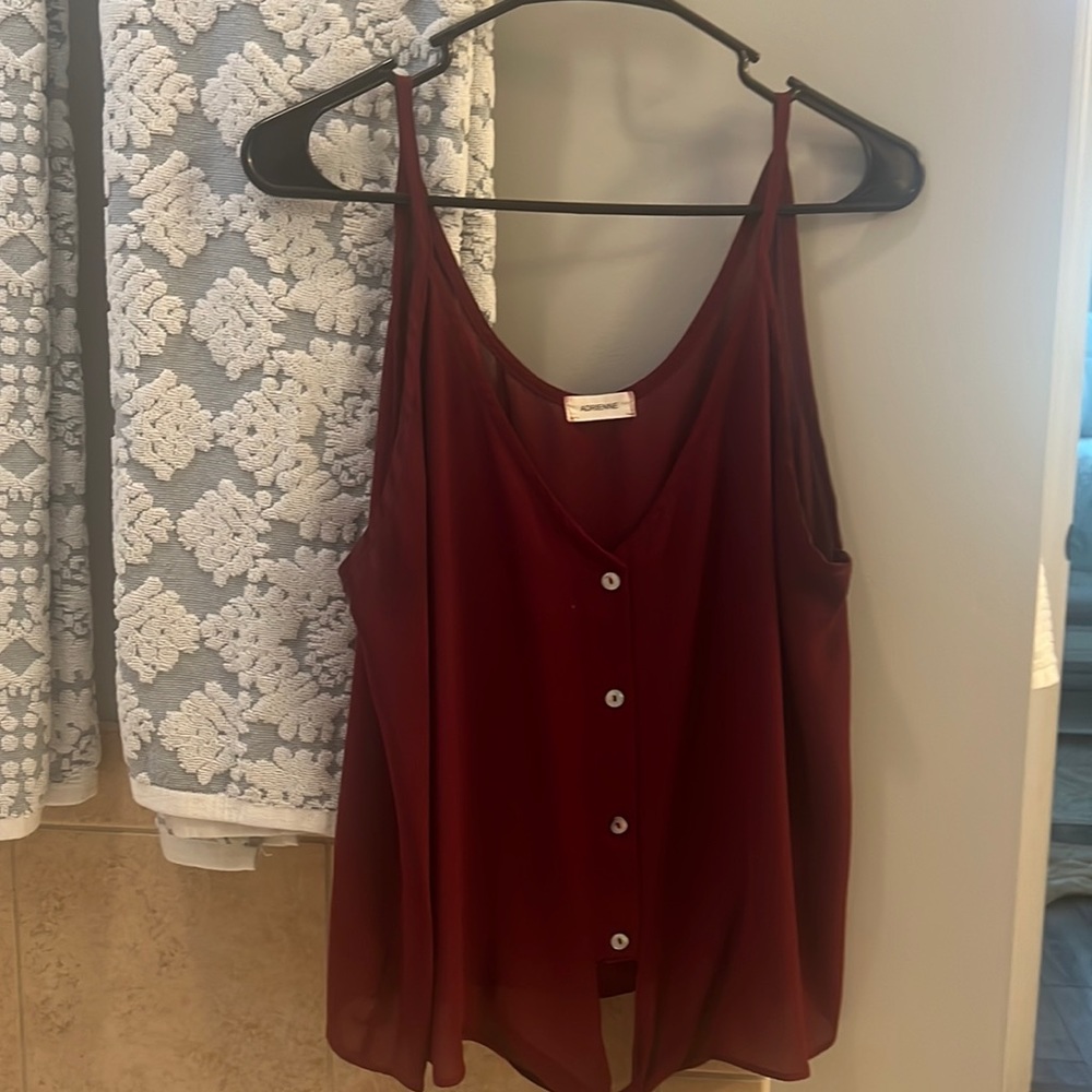Red tank top
